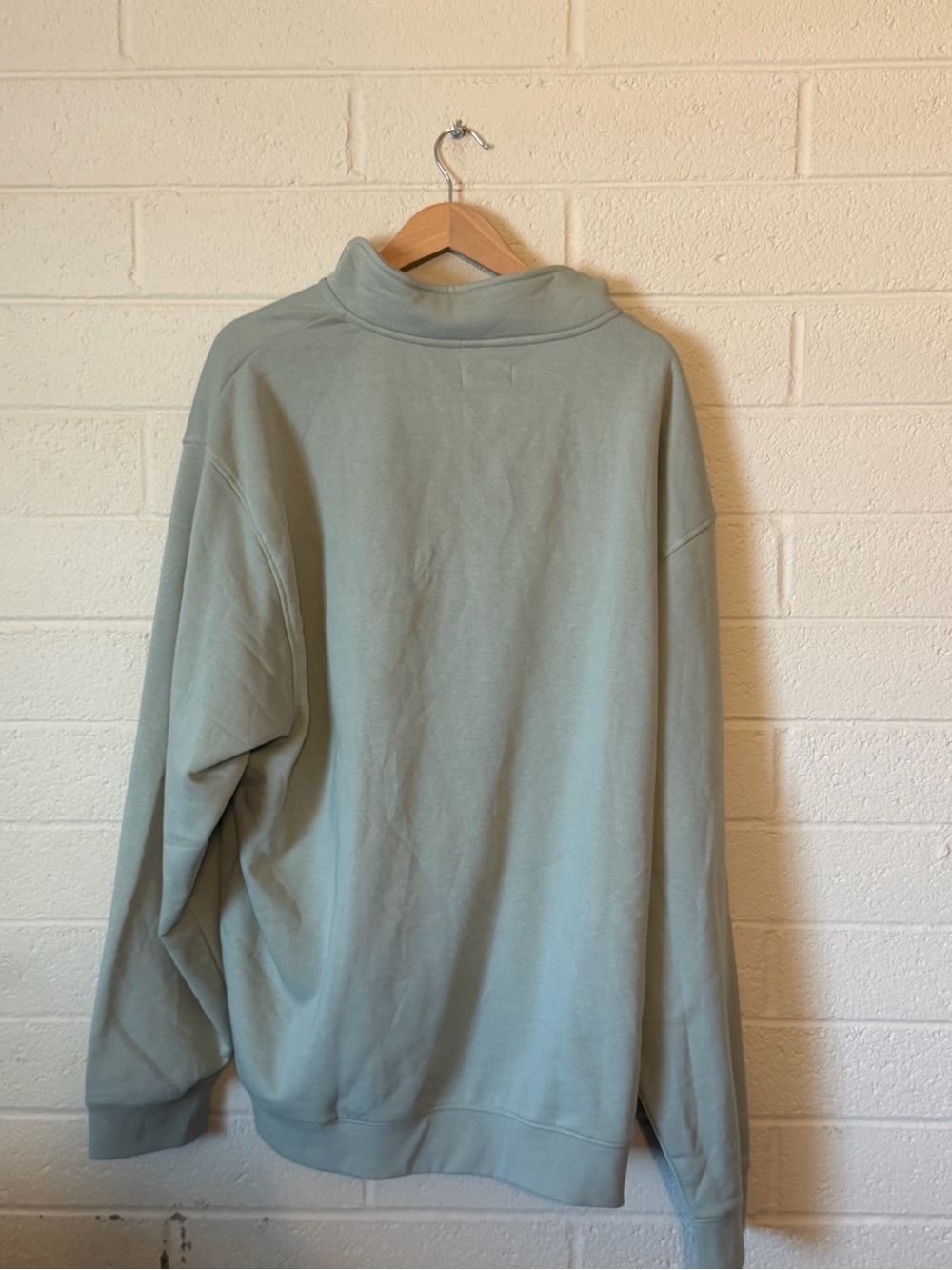 Diamond Supply Co. Men's Half-Zip Sweater in Light Beige - Picture 3 of 4